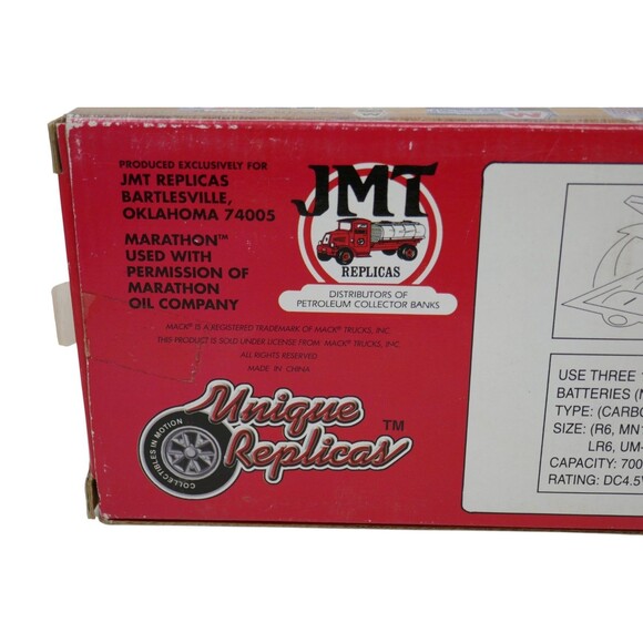 JMT Replicas 1998 Marathon B Mack Tanker Truck Bank 1 of 2700 NIB - Picture 8 of 10